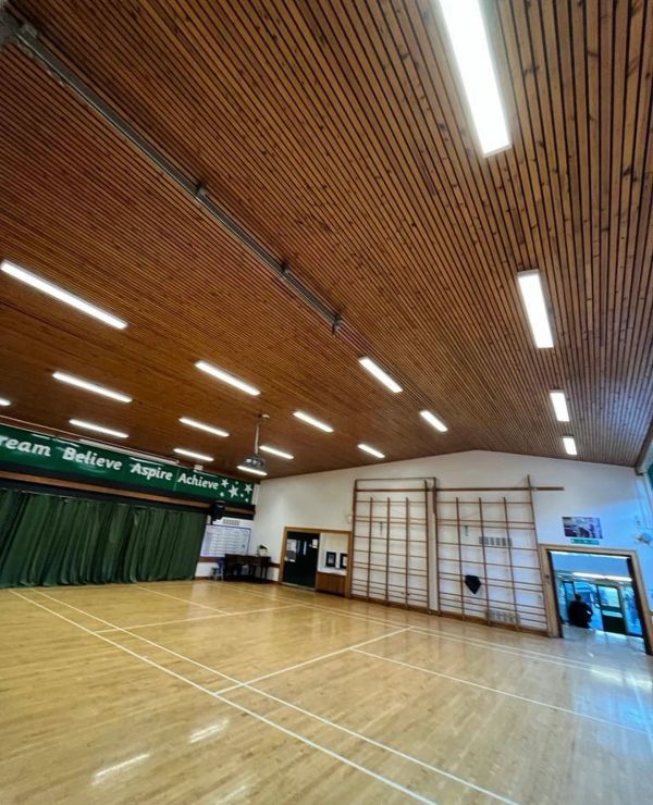 A Recent lighting upgrade for a school in Whitby