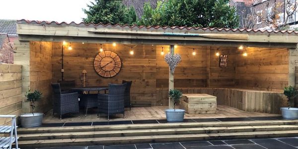 Installed Power and Lighting to enhance this already impressive garden 