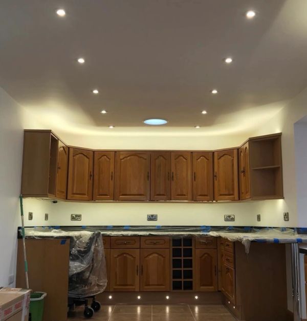 A full rewire and new lighting throughout