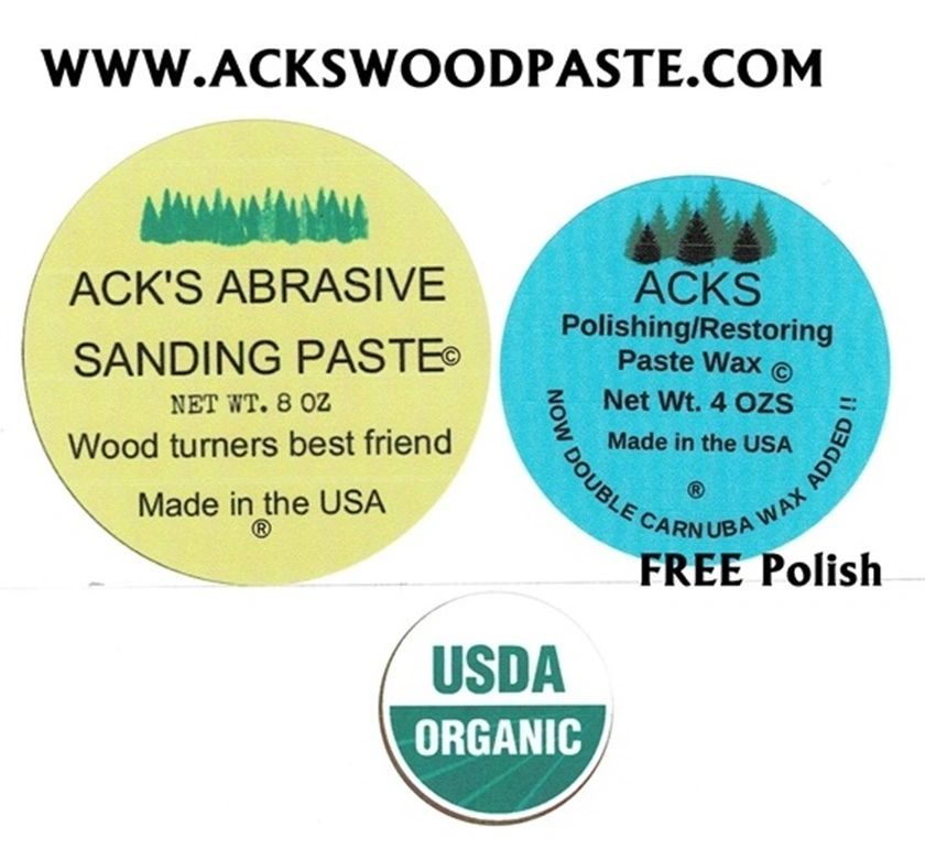 Wood Sanding Ack's Wood Paste