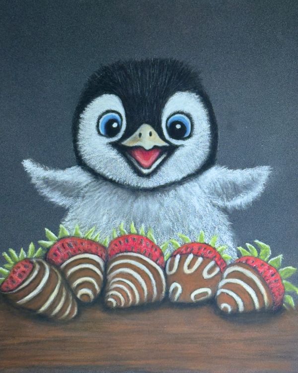 Baby Penguin
7 x 9 PastelMat -
Pastel Pencil