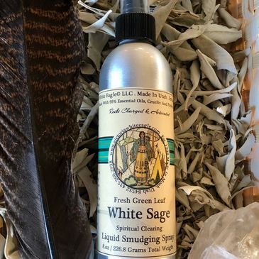 Green Leaf White Sage Smudging Spray