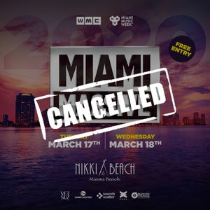 the miami massive beach festival at nikki beach miami during the Miami music week and Ultra