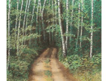 The Road to Lake Wabana, Pastel