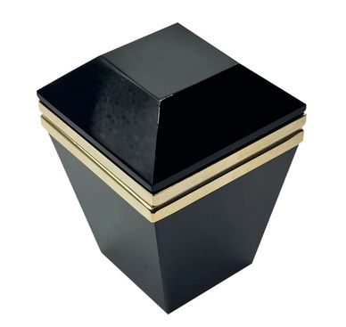 French Black Opaline Box
