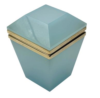 French Opaline Pale Blue Box