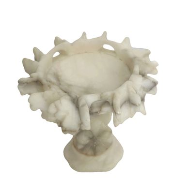 Antique Italian Alabaster Compote