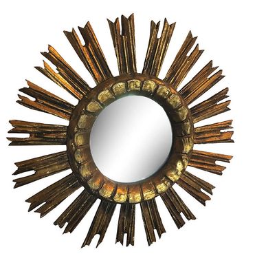 Vintage French Sunburst Mirror