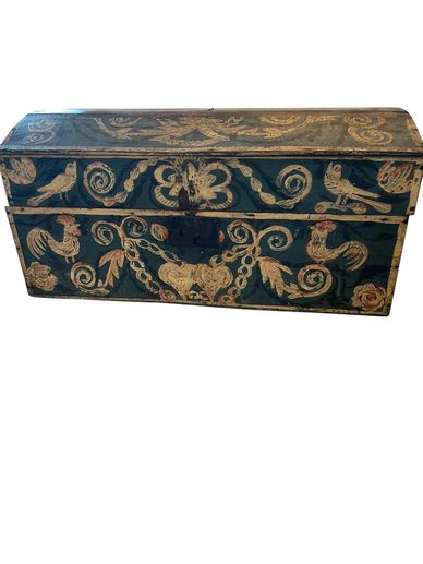 Large French Marriage Chest
