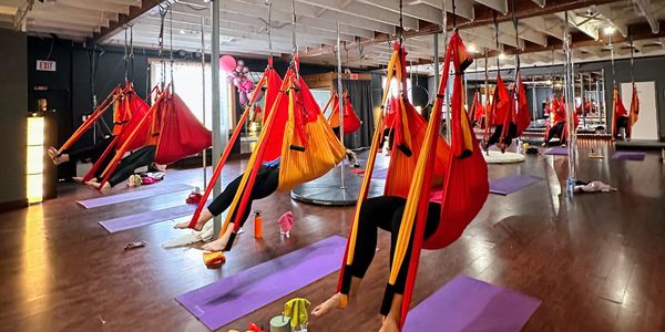 Suspension Yoga Classes. 