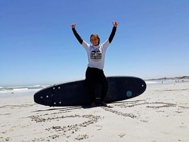 Surfing Lessons at Bianca's Surf School - Cape Town Surf School - Learn to Surf