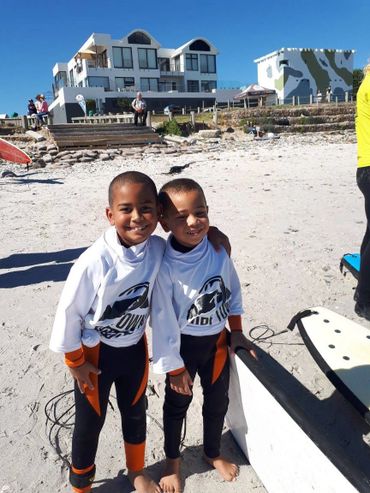 Surfing Lessons at Bianca's Surf School - Cape Town Surf School - Learn to Surf