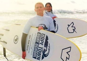 Surfing Lessons at Bianca's Surf School - Cape Town Surf School - Learn to Surf