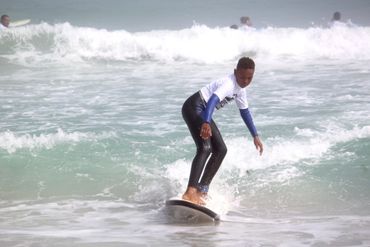 Surfing Lessons at Bianca's Surf School - Cape Town Surf School - Learn to Surf