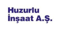 Huzurlu İnşaat A.Ş. logosu.
