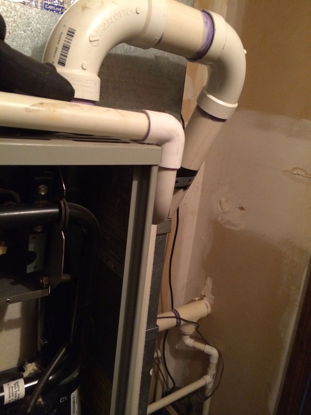 Upside down venting resulted in defective inducer assembly