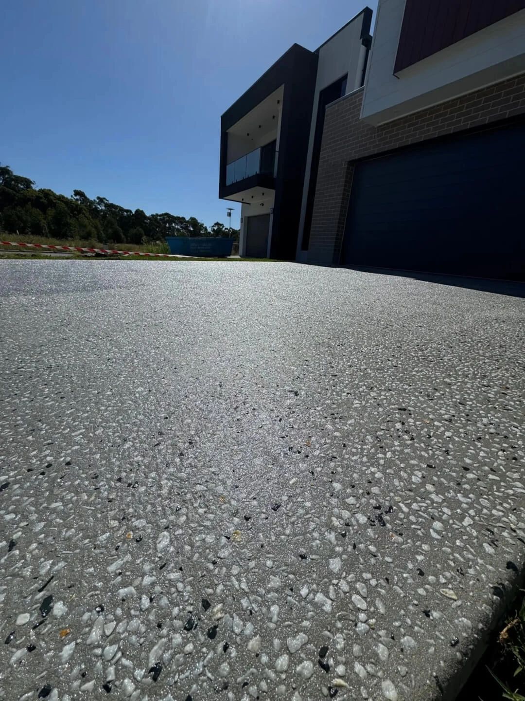 Geostone aggregate driveway in Kellyville