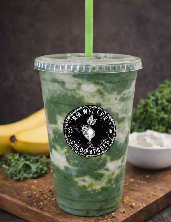 green spirulina smoothie