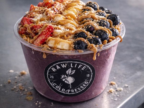 Organic nutty acai bowl
