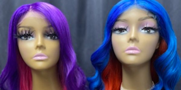 Multicolored Wigs