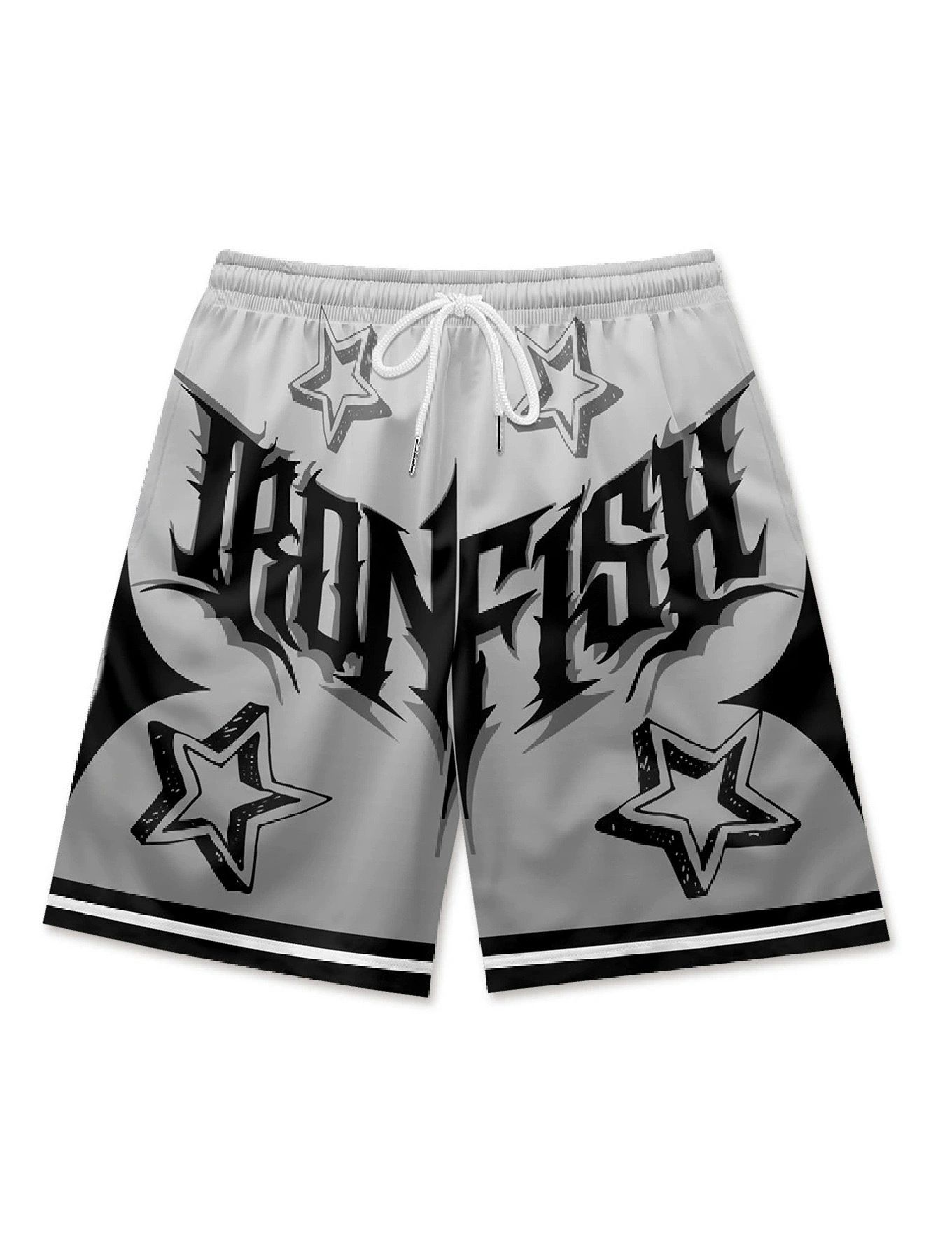 Iron Star Gothic Mesh Shorts