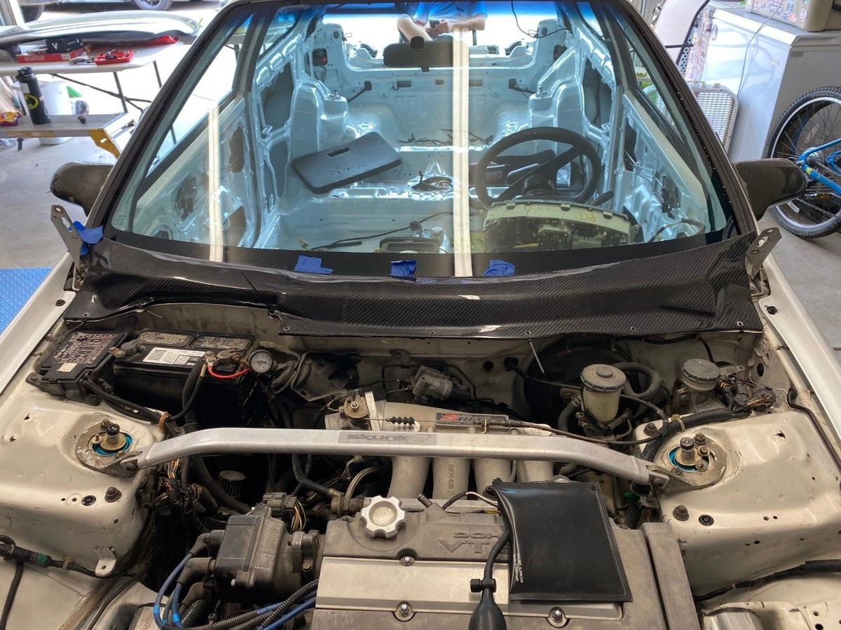 9295 Honda civic cf wiper cowl delete