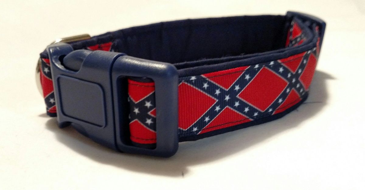 Confederate flag hot sale dog collar