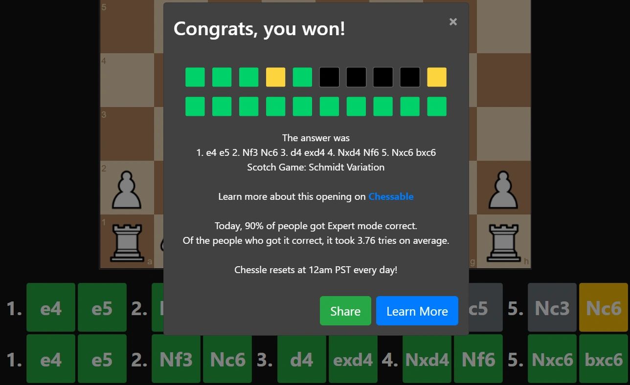 Chessle - Play Chessle On Word Games