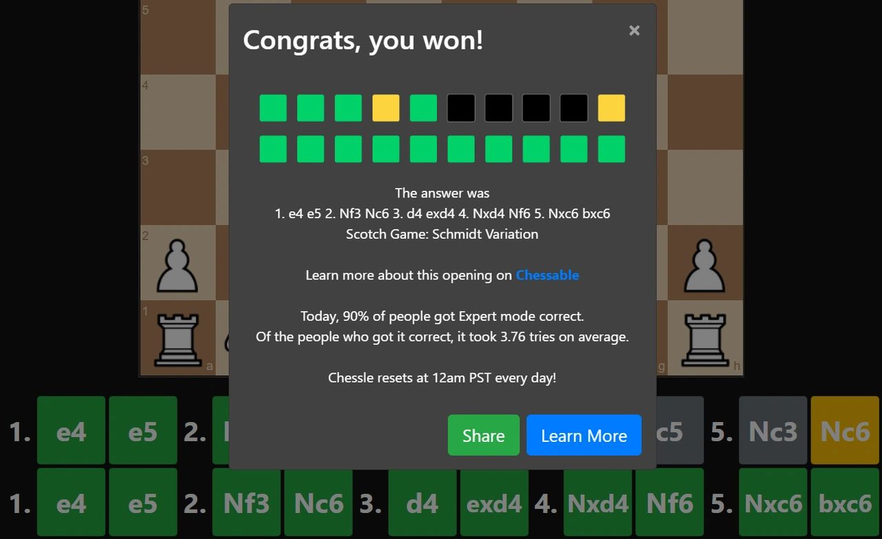 Chessle - How to Play Chessle - Chessle Game by Jack Li 