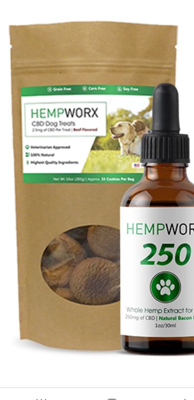 HempWorx for Pets
Dog Treats and Oil