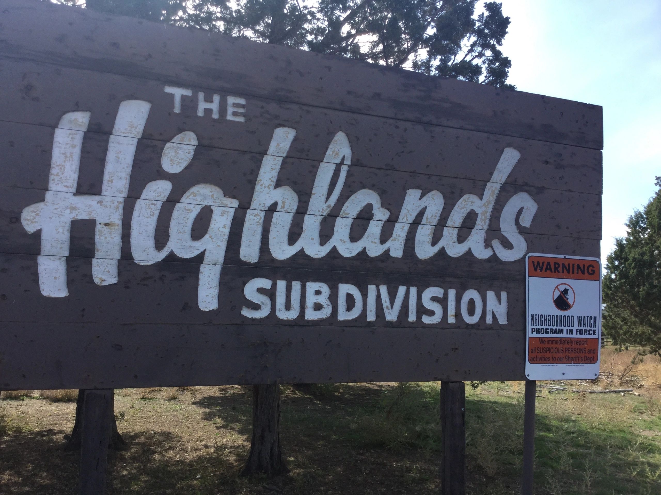 Highlands Subdivision POA