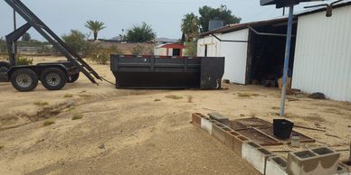 Dumpster dropped off! 