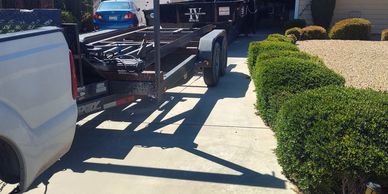 Dumpster drop off made easy in apple valley California! 
