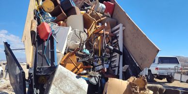 20 cubic yards 3500 pounds of debris! 