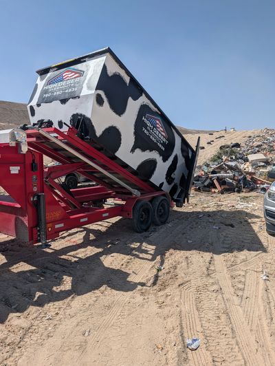 21 cubic yard cow dumpster! Ms Bertha! 