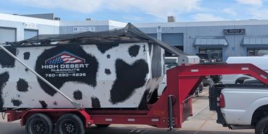 Bertha is full! Headed to the Landfill after grazing! 