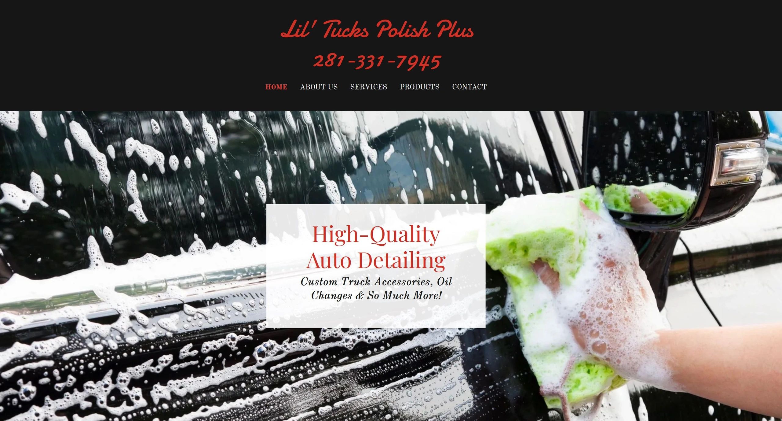 Lil' Tuck's Polish Plus - Auto Detailer and Truck Accessories - Alvin Tx