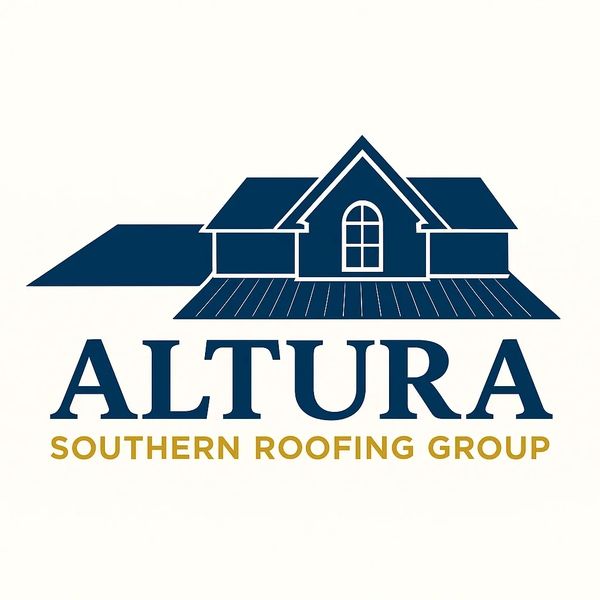 Logo of Altura Southern Roofing Group featuring a house roof.