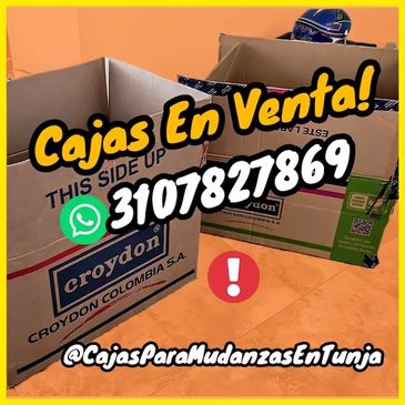 Cajas para mudanza y embalaje en tunja