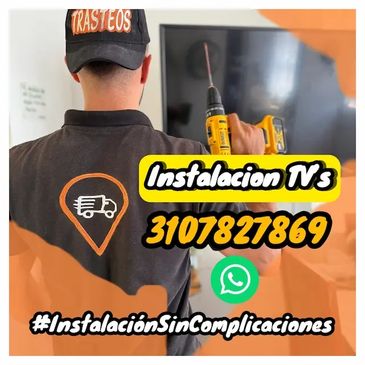 Instalación de televisores y muebles después de la mudanza