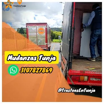 Servicio de mudanzas en tunja con camión y auxiliares