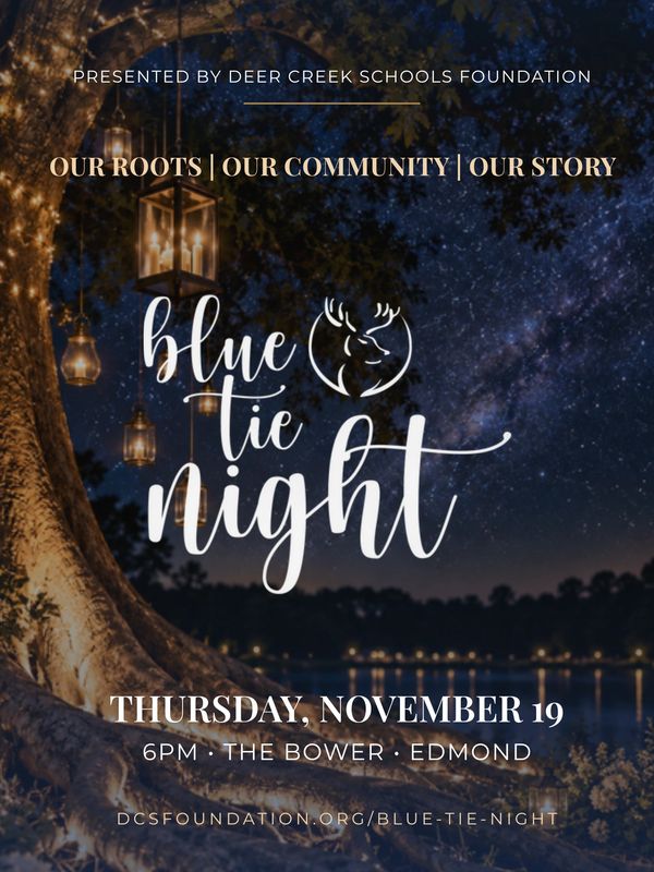 Blue Tie Night event hosted by Deer Creek Schools Foundation.