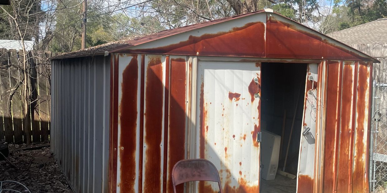 Shed Removal in Houston TX 77091