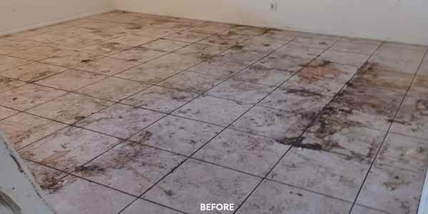 Grime and Dirt filled tile