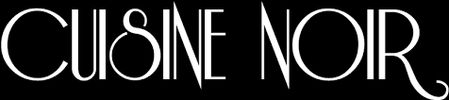 Cuisine Noir logo in black and white