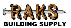 A logo of RAKS Building Supply