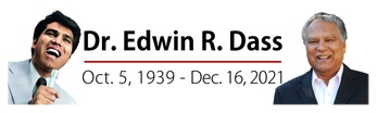 Dr. Edwin R. Dass
Oct. 5, 1939 - Dec. 16, 2021