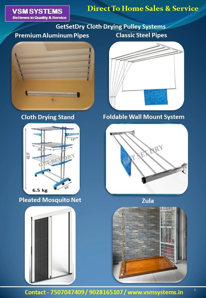 Cloth Drying Pulley Systems - VSM Systems