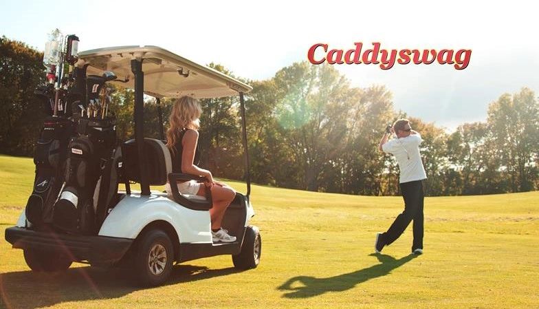 Golf golfers golfing Caddyswag shark tank golf cooler gift golf digest