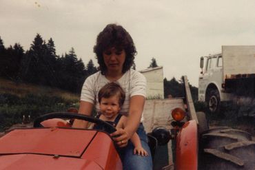 Ryan Van Horne at a young age with his mother, Cathy Van Horne
